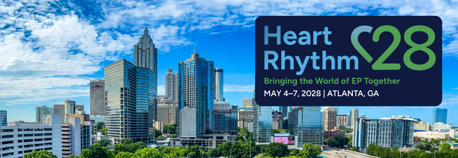Heart Rhythm 2028 Save the Date May 4-7, 2028, Atlanta, GA